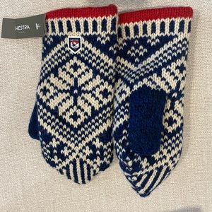 Hestra Nordic Wool Mitten with Sherpa fleece lining -  Unisex Adult Size 7